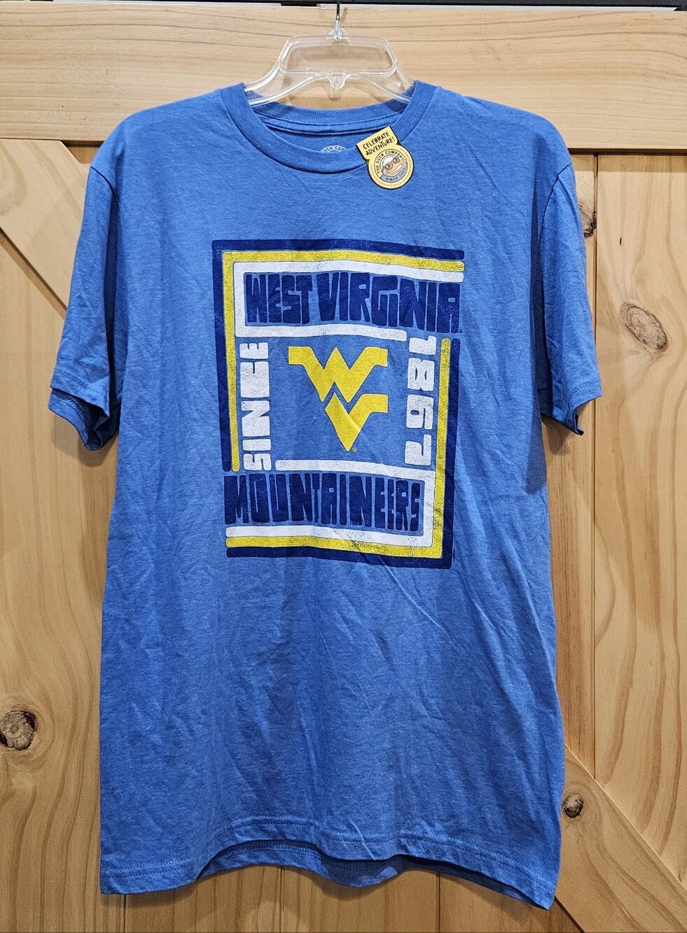 NWT | Duck Company West Virginia Mountaineers Blue Graphic T-Shirt | Medium
